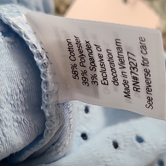 SO BRAND WOMENS BLUE JUNIOR SIZE PUFF SLEEVE SUMMER TOP PLUS SIZE 3X - Picture 10 of 14